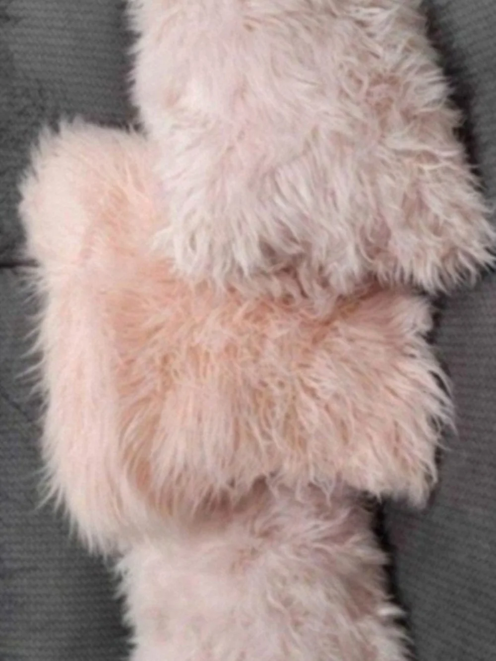 Fur Pillows Fur Pink Color (3 Total)
